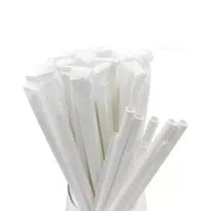 product-grid-gallery-item 8" Paper Straw - White Paper Wrapped