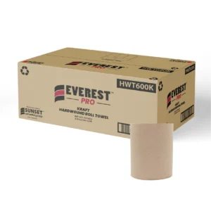 1 Ply Hand Towel Rolls - Kraft (6 Rolls) - Everest