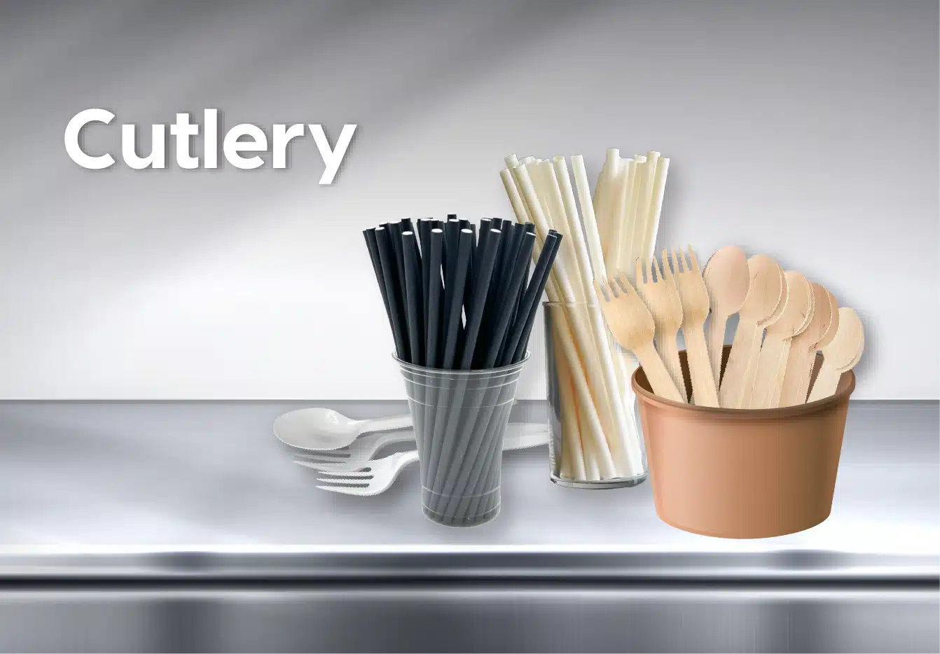 Disposable Cutlery Wholesale — Forks Knives and Spoons — Krates Canada